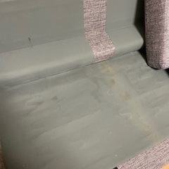 【オットマン付き】ニトリ3人掛けソファ【中古】の画像