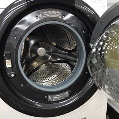 【ジャングルジャングル広陵店】家電　ドラム式洗濯機　シャープ　7kg　乾燥3.5kg　2023年製　ES-S7H　【ジモティー特別価格】の画像