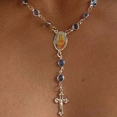  R3*《マリア様》*ロザリオネックレスの画像