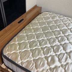 シングルベッド＋マットレスセットの画像