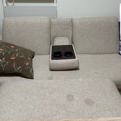 収納付き2人がけソファベッドの画像