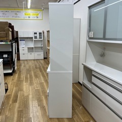 レンジボード キズ・汚れ有り ホワイト キッチン家具 のご紹介です！の画像