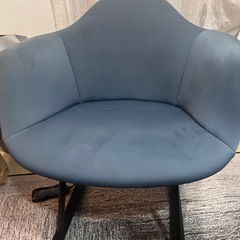 値下げ！シンカ リラックスロッキングチェア (ブルー)の画像