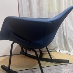 値下げ！シンカ リラックスロッキングチェア (ブルー)の画像