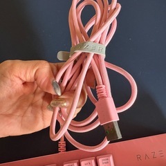 Razer Huntsman ピンク ゲーミングキーボード オプトメカニカルの画像