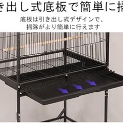 未使用！鳥かご、小動物、ケージ、白の画像