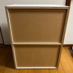 カラーボックス2段の画像