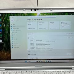 お買い得限定品＞1108　 Panasonic レッツノート CF-SV1 8GB/SSD256 i5 第11世代 office2024 ノートPCの画像