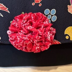 着物地クラッチバッグの画像