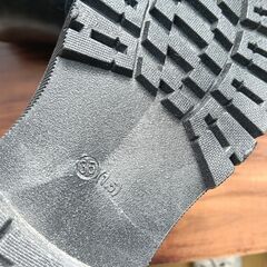 新品 22.5cm レディース ブーツ ブラック 厚底 シューズ サイドゴア 識別番号:【B152-S】の画像