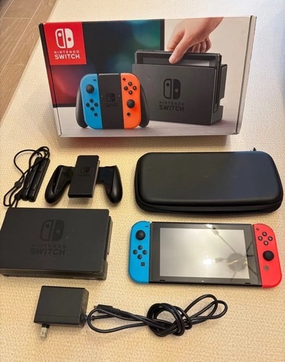 Nintendo Switch Joy-Con （L）ネオンブルー/（R）ネオンレッド HAC-S-KABAA 美品 11/24取り引き可能