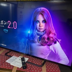 TCL 65V型 4K 液晶テレビ スマートテレビ 65P8S ネット動画アプリ　超美品の画像