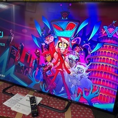 TCL 65V型 4K 液晶テレビ スマートテレビ 65P8S ネット動画アプリ　超美品の画像
