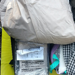 FIELDOOR ワンタッチタープテント 2m×2m サイドシート1枚付 横幕セット 軽量 アルミの画像