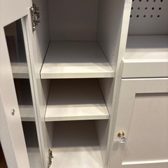 配達可【レンジ台】【食器棚】クリーニング済み【管理番号12311】町の画像