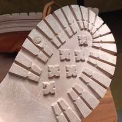 新品 23.5cm レディース ブーツ ブラウン 厚底 シューズ サイドゴア 識別番号:【B153-S】の画像