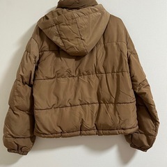 INGNI ブラウン フード付きダウンジャケットの画像