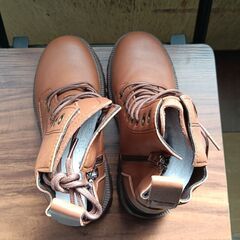 新品 23cm レディース ブーツ ブラウン 厚底 シューズ サイドゴア 識別番号:【B154-S】の画像