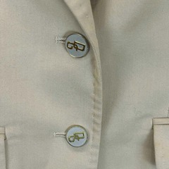 DOLCE&GABBANA ドルチェ&ガッバーナ 2つボタン ジャケット 38 ベージュ レディースの画像