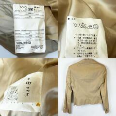 DOLCE&GABBANA ドルチェ&ガッバーナ 2つボタン ジャケット 38 ベージュ レディースの画像
