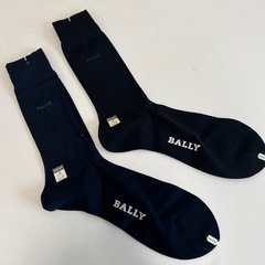 BALLY メンズソックス ブラック 25cm 未使用品の画像