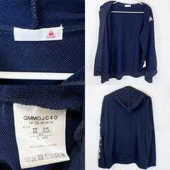 スポルティバ スウェットジャケット ジップアップパーカー L ネイビー QMMOJC40 メンズ LA SPORTIVAの画像