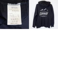コールマン スウェット パーカー バックプリント ジップパーカー L ブラック C6220AL メンズ Colemanの画像