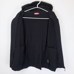 コールマン スウェット パーカー バックプリント ジップパーカー L ブラック C6220AL メンズ Colemanの画像