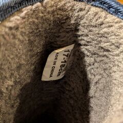 【未使用に近い】north peakスノーブーツ17〜18センチの画像