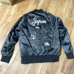 adidas アディダス オールブラックス スカジャン 日本限定の画像