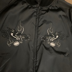 adidas アディダス オールブラックス スカジャン 日本限定の画像