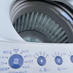 🟧洗濯機番号8 Haier 2017年製 【多機能5.5kg】大阪市内配達無料 設置動作確認込み 保管場所での引取は値引きしますの画像