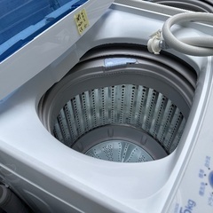 🟧洗濯機番号8 Haier 2017年製 【多機能5.5kg】大阪市内配達無料 設置動作確認込み 保管場所での引取は値引きしますの画像
