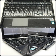 ⭐️Windows11⭐️Office2024⭐️NECノートパソコン/ i7搭載/メモリ8GB/高速SSD256/Webカメラ/Blu-ray対応/バッテリー優秀の画像