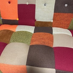 マルチカラーソファー　足なしの画像