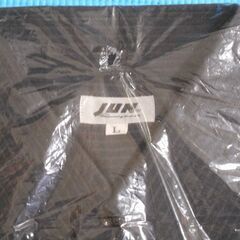 未使用　JUN　長袖シャツ　Ｌサイズ　黒　メンズの画像