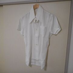 程度良　5351プールオム　半袖シャツ　白　メンズ　5351POUR LES HOMMESの画像