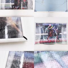 [10点セット] 競馬 ジグソーパズル 完成品 額入り サイレンススズカ マヤノトップガン ダンスインザダーク サクラローレル サニーブライアン ナリタブライアン ほかの画像
