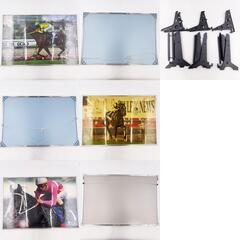 [10点セット] 競馬 ジグソーパズル 完成品 額入り サイレンススズカ マヤノトップガン ダンスインザダーク サクラローレル サニーブライアン ナリタブライアン ほかの画像