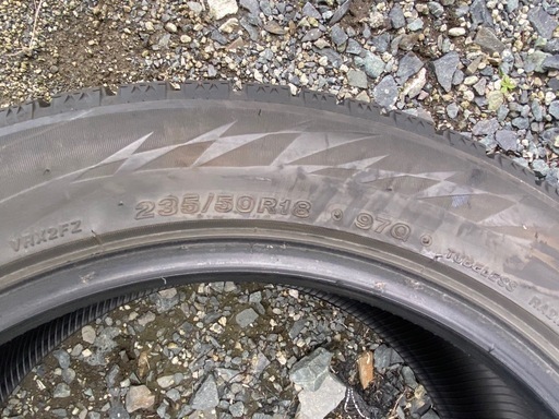 受け渡し決まりました❗️ブリヂストンスタッドレス235/50R18 VRX2 