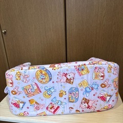 旅行用やマザーバッグとして ピンク系ラブリー柄 特価の画像