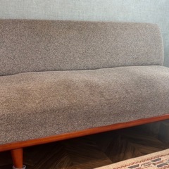 NOCE ソファ8105 ブラウン/アイボリー肘かけ無しの画像