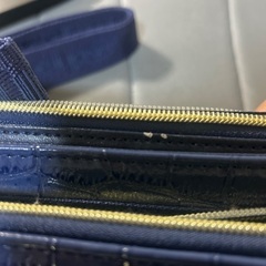 Modaprincipe  クロコ/ショルダーバッグ/ブルー/無地/未使用品/モーダプリンチペの画像