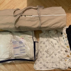 ココネル　敷布団　防水シーツ2枚　スリーパー3枚の画像