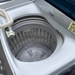 🟧洗濯機番号9  Haier 2017年製 5.5kg 大阪市内配達無料 設置動作確認込み 保管場所での引取は値引きしますの画像
