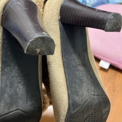 ボア付きブーツ(スエード 4L)500円の画像