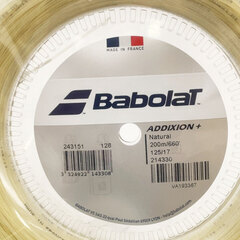 【未使用】バボラ ADDIXION＋ 125 硬式 テニス ストリング ガット アディクションプラス 200m ロール ナチュラル 243151 BABOLAT 1.25mmの画像