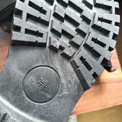 新品 24.5cm レディース ブーツ ブラック 厚底 シューズ サイドゴア 識別番号:【B159-S】の画像