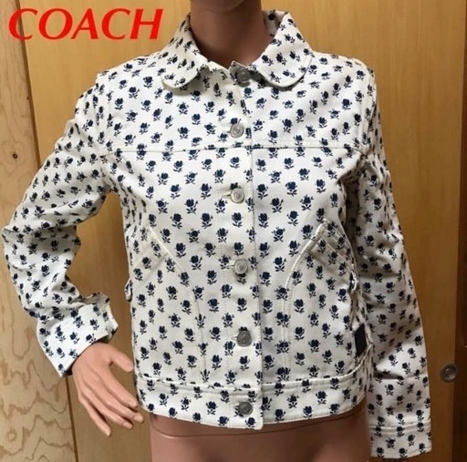 Coach 花柄デニムショートジャケット (ヘジン(プロフ更新)) 浦添前田の