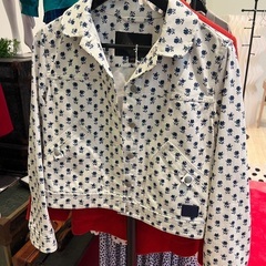 Coach 花柄　デニムショートジャケットの画像